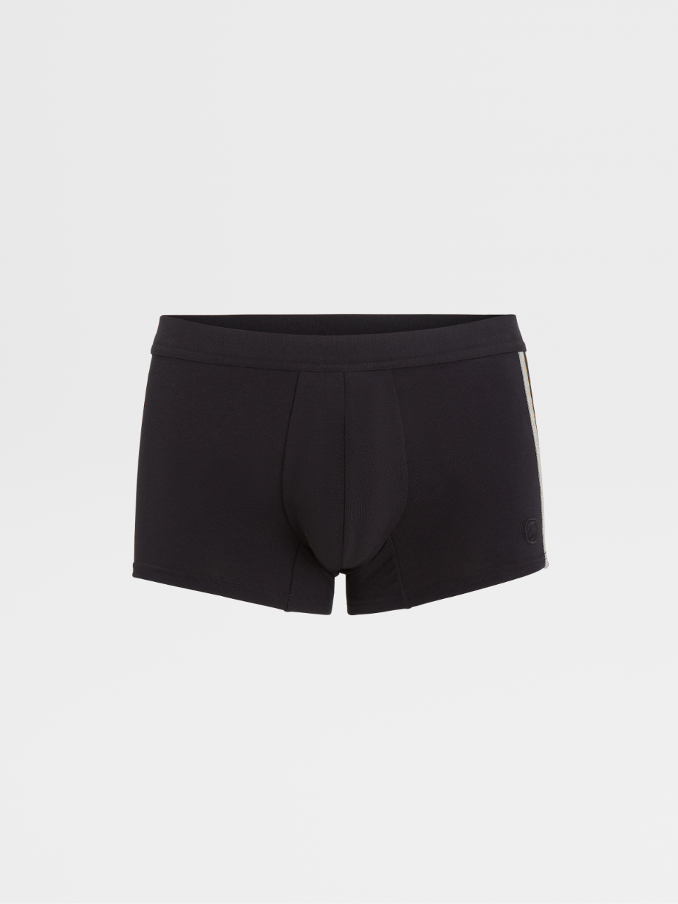 Black Stretch Cotton Trunks